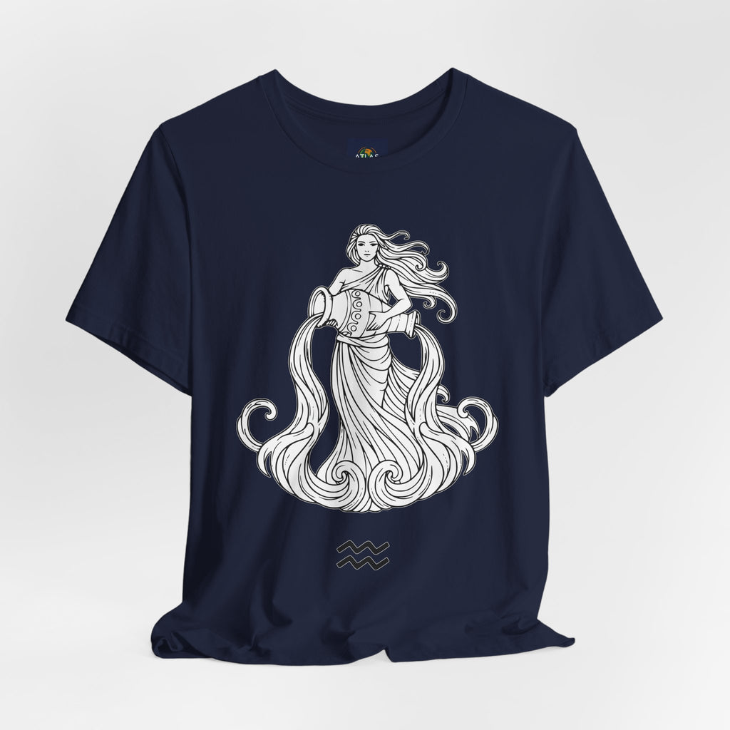 Aquarius Zodiac Tee - Unisex Astrology T-Shirt for Trendy Style