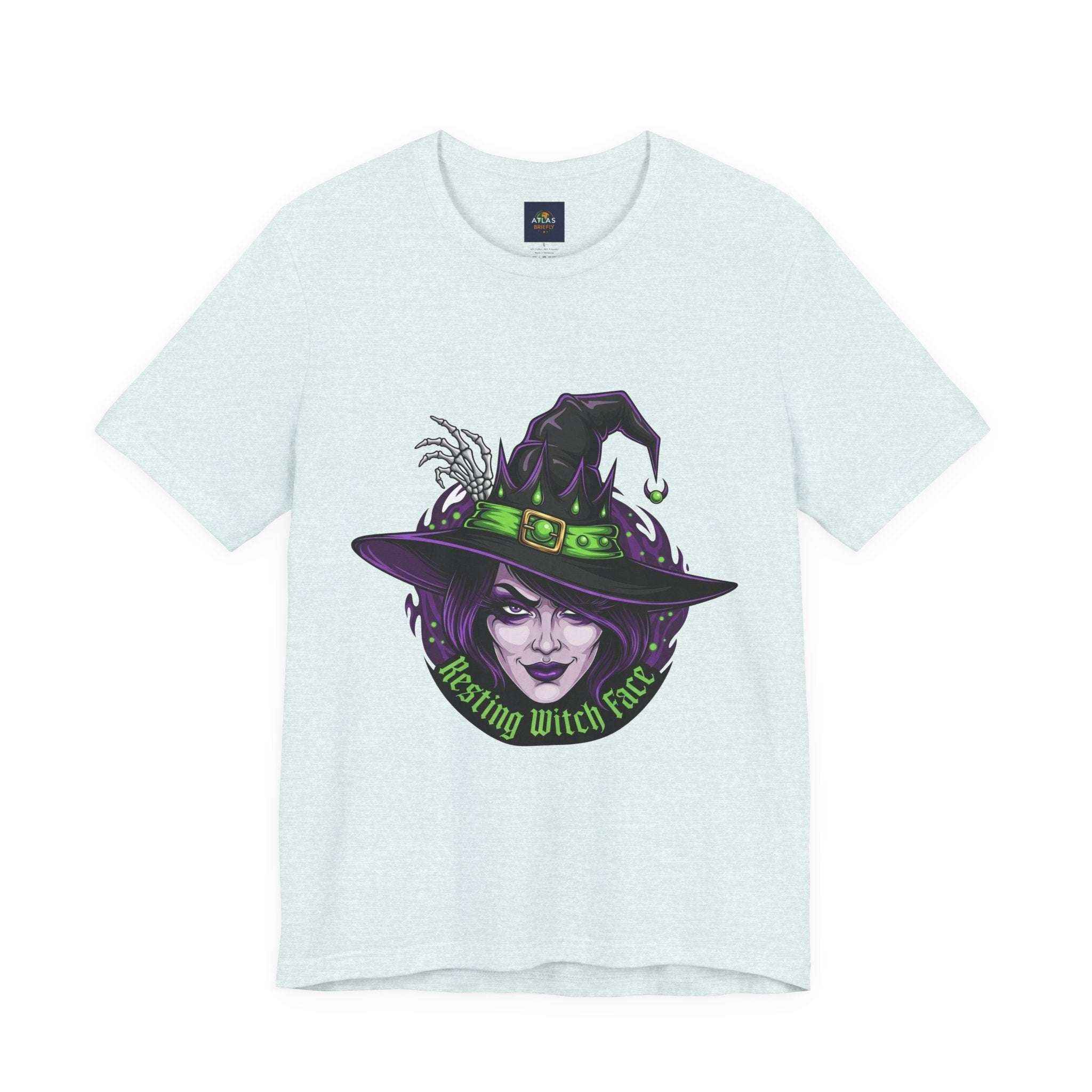 Resting Witch Face T-Shirt - Funny Halloween Witch Tee - Atlas Briefly