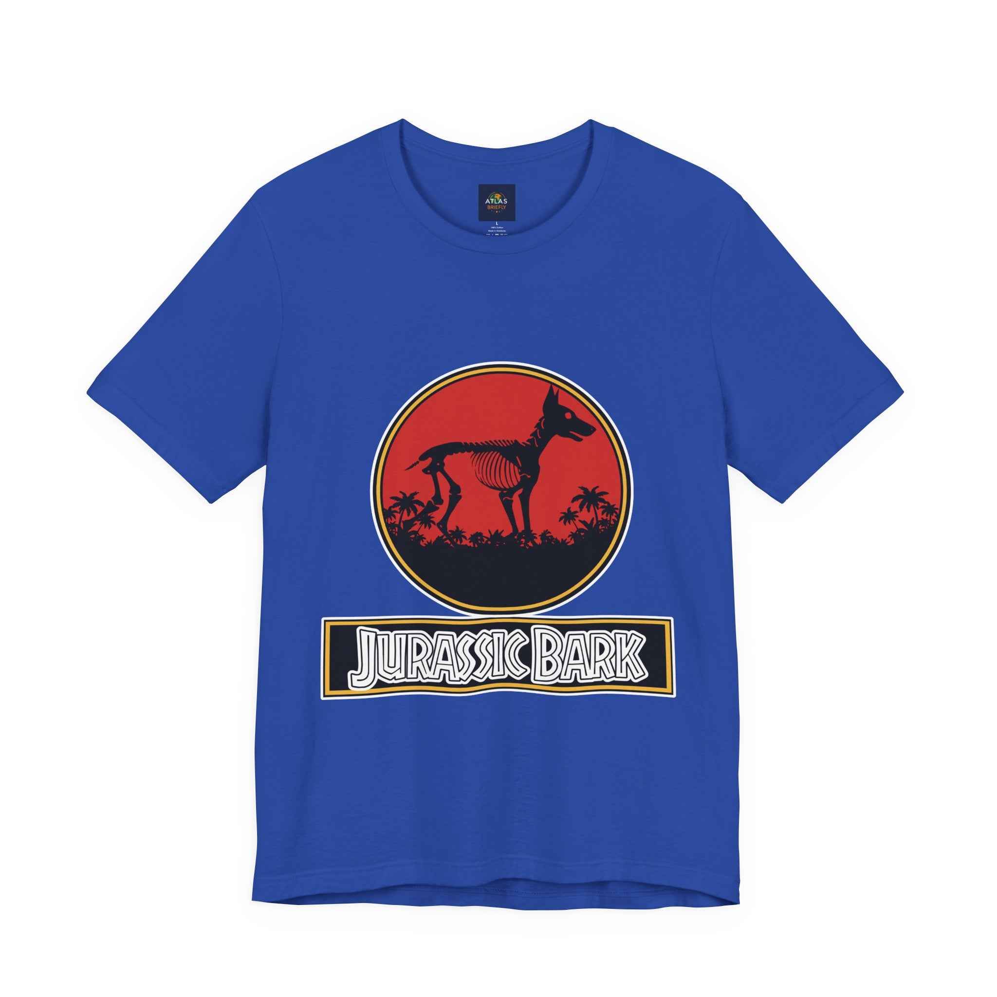 Doberman T-Shirt for Dog Lovers - Jurassic Bark Design - Atlas Briefly