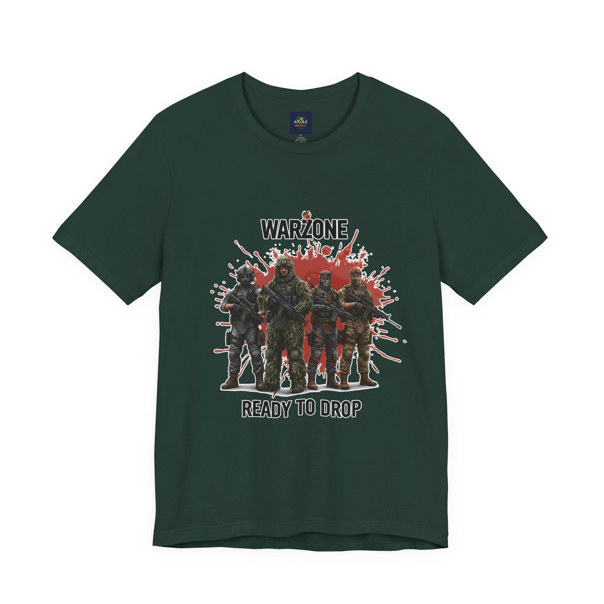 Warzone Drop T-shirt for Squad's Fashion Sense and Diverse K/D Ratio - Atlas Briefly