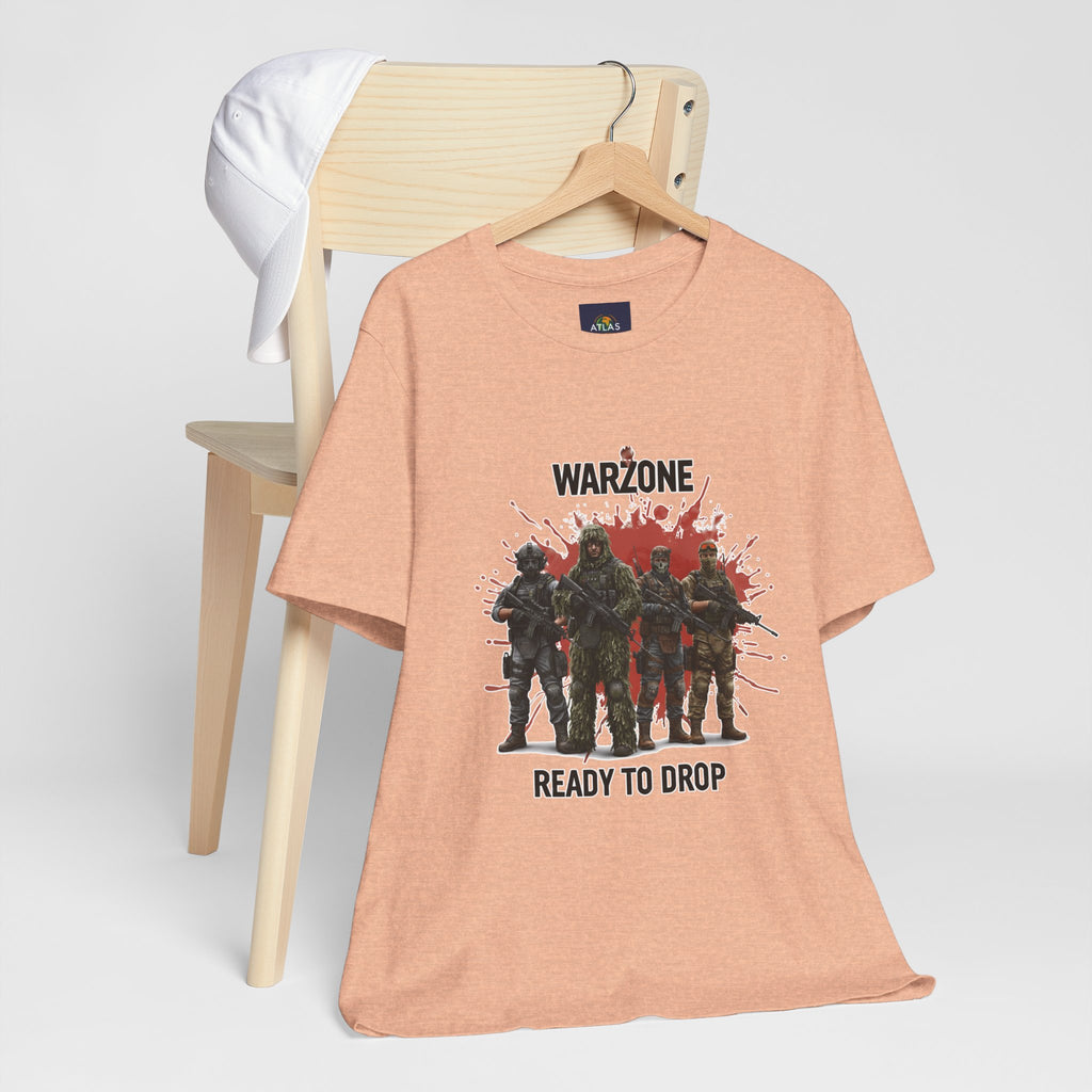 Warzone Drop T-shirt for Squad's Fashion Sense and Diverse K/D Ratio