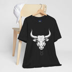 Taurus Zodiac T-Shirt - Minimalist Black and White Unisex T-Shirt
