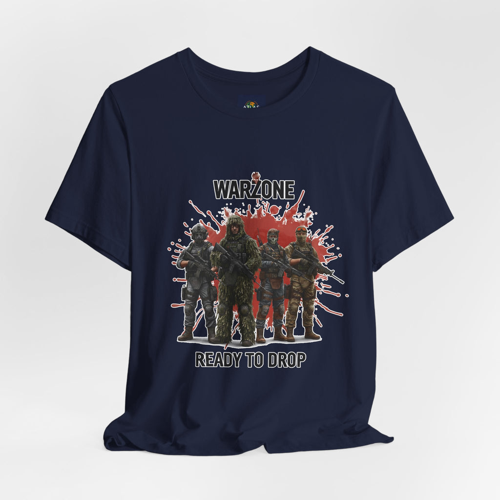 Warzone Drop T-shirt for Squad's Fashion Sense and Diverse K/D Ratio