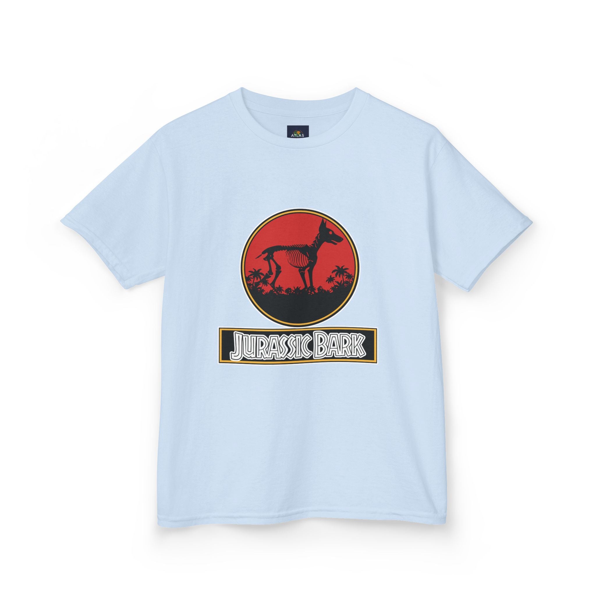 Kids Doberman Jurassic Bark T-Shirt | Fun Dog Tee for Kids
