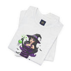 Sexy Witch Halloween T-Shirt - Flirty Witch Costume Tee | Trick or Treat Halloween Shirt - Atlas Briefly