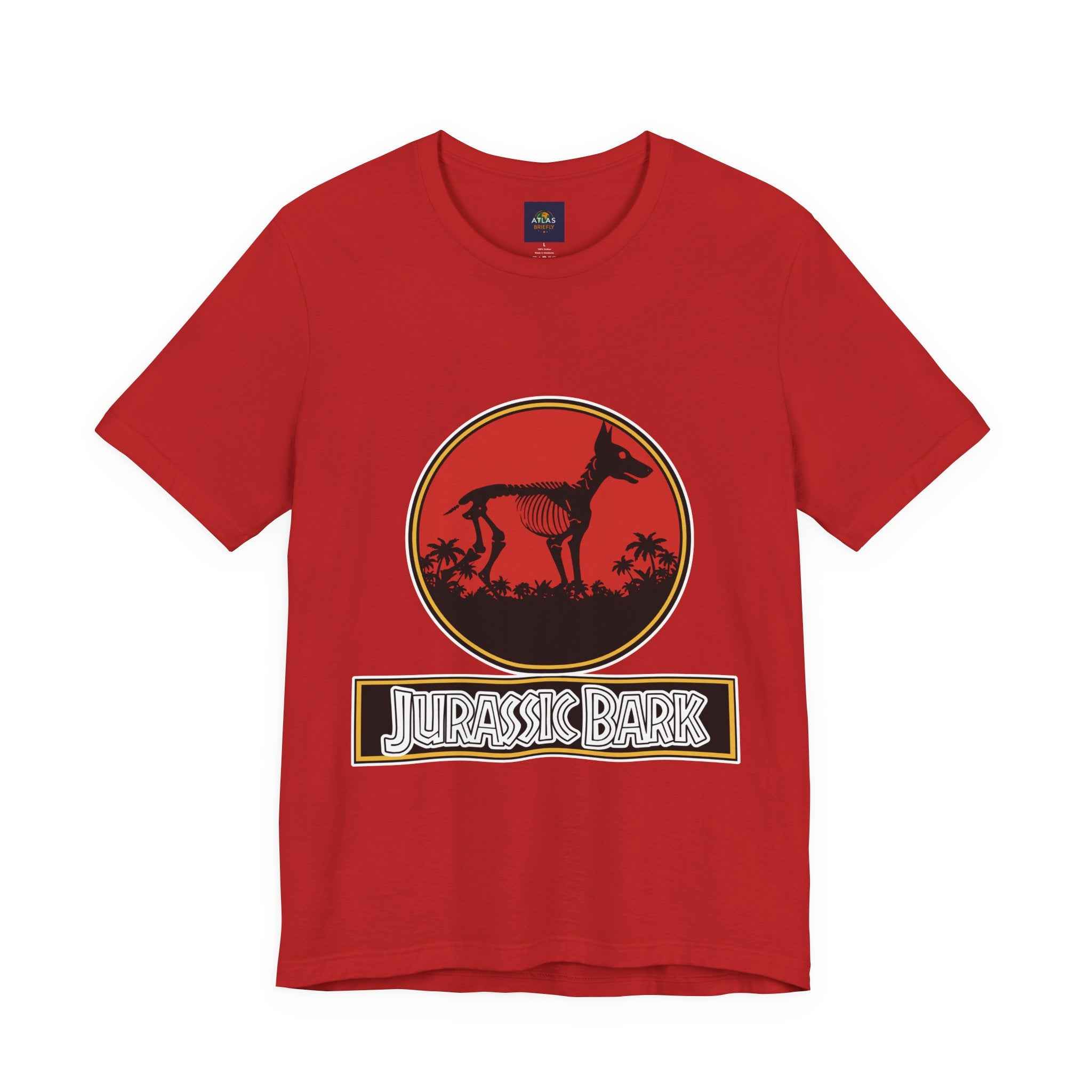 Doberman T-Shirt for Dog Lovers - Jurassic Bark Design - Atlas Briefly