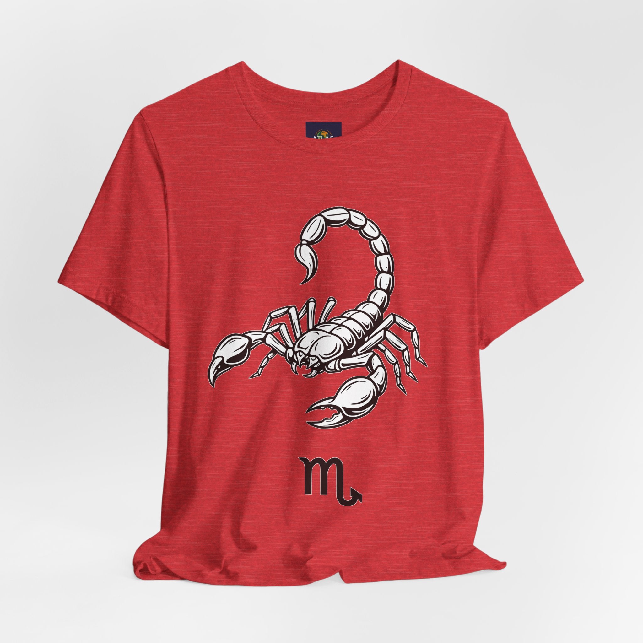Scorpio Zodiac Tee - Unisex Minimalist Black and White Design