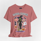 Witch Please Halloween T-Shirt - Sassy Witch Tee with Pumpkin Design | Funny Halloween Shirt - Atlas Briefly