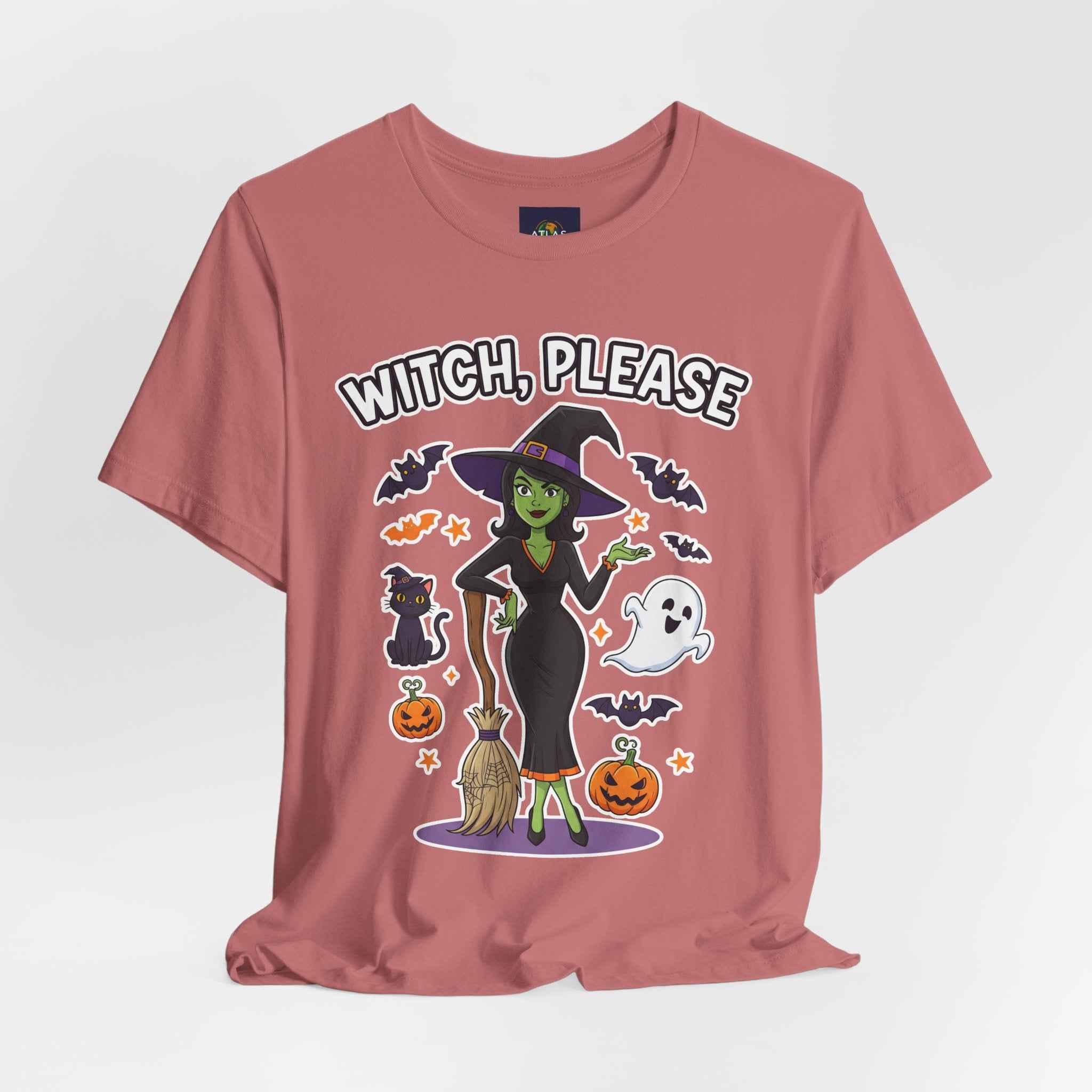 Witch Please T-Shirt - Sassy Halloween Tee for Witches - Atlas Briefly