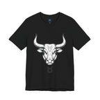 Taurus Zodiac T-Shirt - Minimalist Black and White Unisex T-Shirt