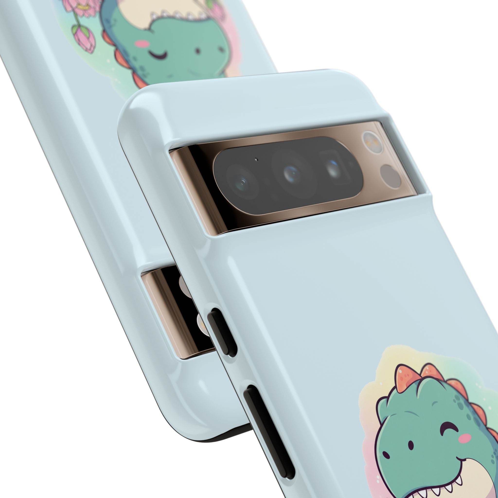 NamasTe-Rex Meditating Dinosaur Phone Case - Funny Yoga T-Rex Mobile Cover | Zen Tech Gift - Atlas Briefly