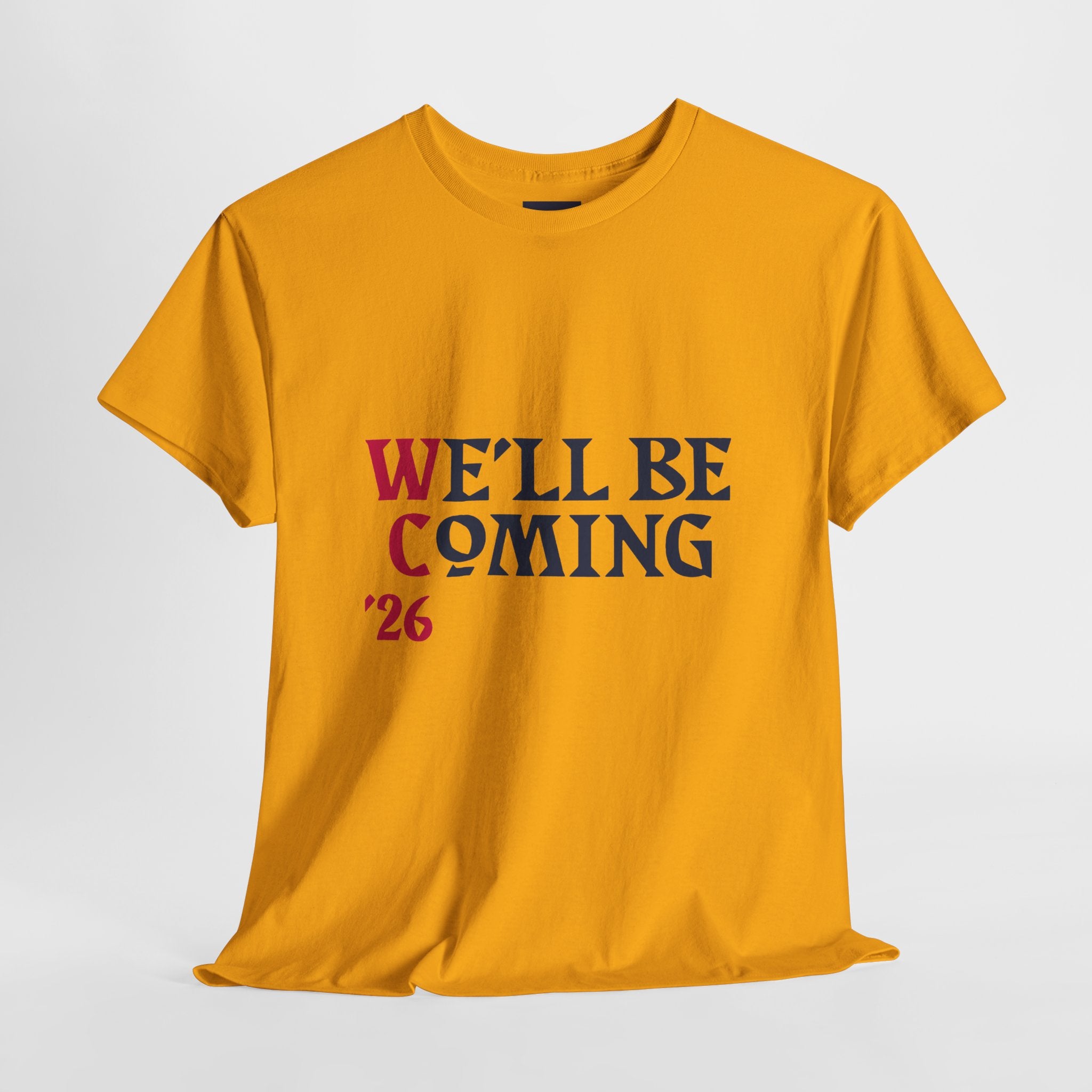 "We'll Be Coming '26" Scotland World Cup T-Shirt | Premium Tartan Army Fan Gear
