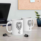 Mug Leo Zodiac Minimalist Design 11oz Horoscope - Perfect Leo Zodiac Mug for Astrology Lovers