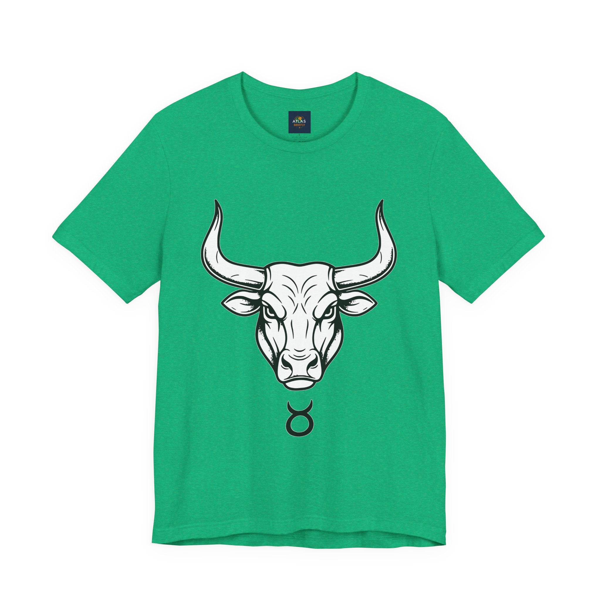 Taurus Zodiac T-Shirt - Minimalist Black and White Unisex T-Shirt