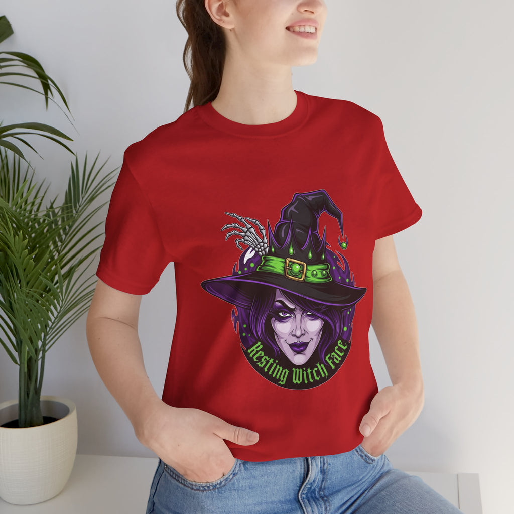 Resting Witch Face Halloween T-Shirt - Funny Witch Tee for Women & Men | Halloween Graphic Shirt - Atlas Briefly