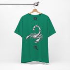Scorpio Zodiac Tee - Unisex Minimalist Black and White Design