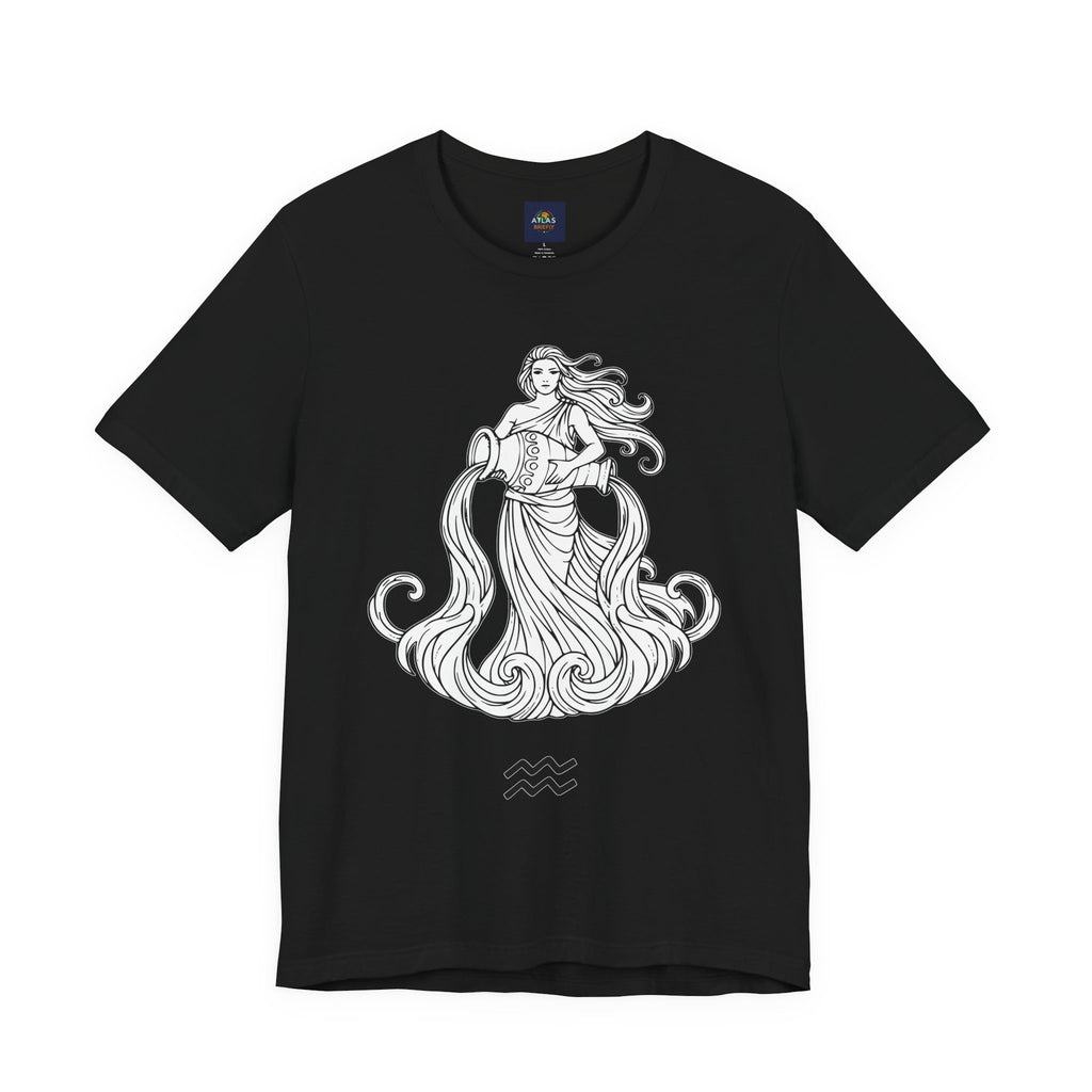 Aquarius Zodiac Tee - Unisex Astrology T-Shirt for Trendy Style