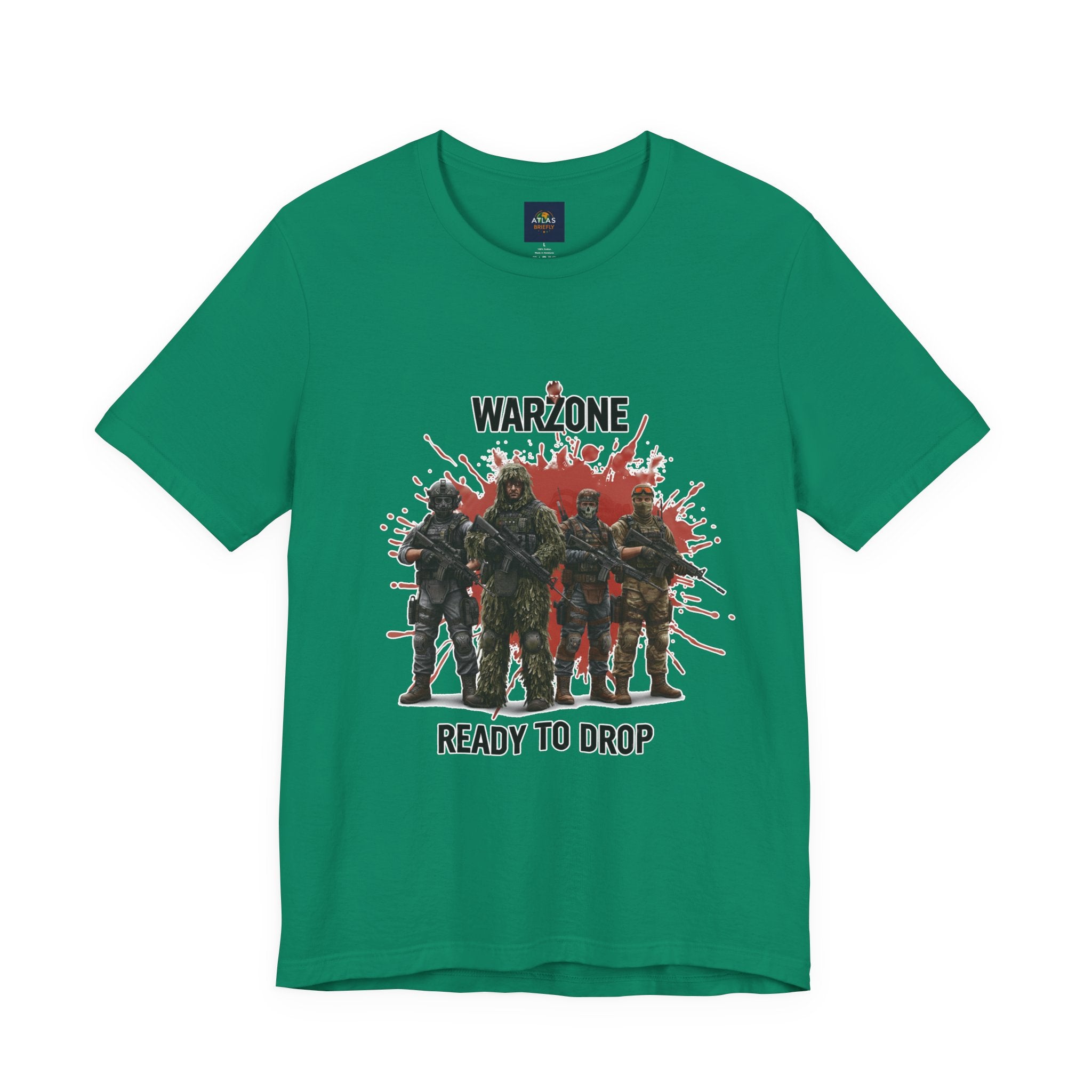 Warzone Drop T-shirt for Squad's Fashion Sense and Diverse K/D Ratio - Atlas Briefly