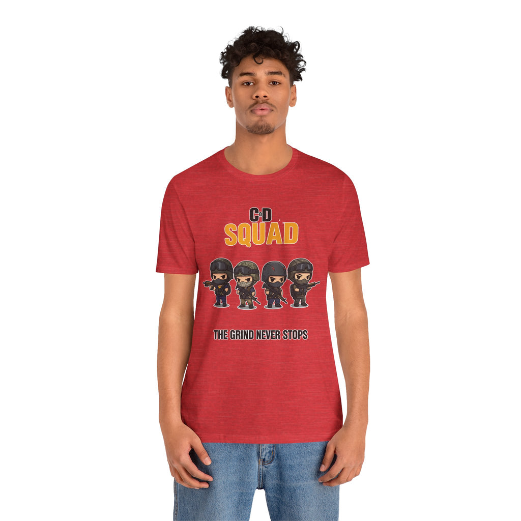 CoD Squad Tee for Gamers: The Grind Never Stops