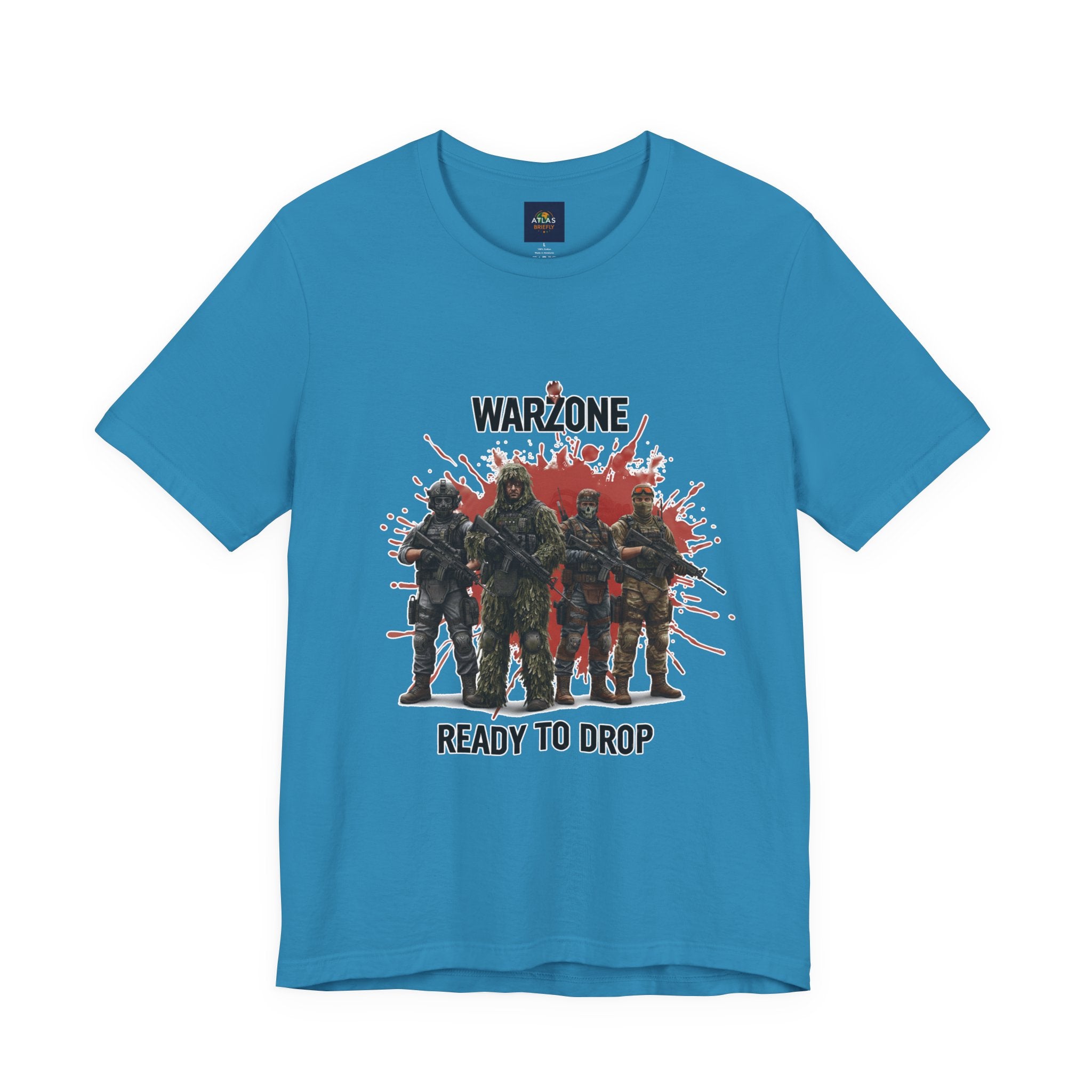 Warzone Drop T-shirt for Squad's Fashion Sense and Diverse K/D Ratio - Atlas Briefly