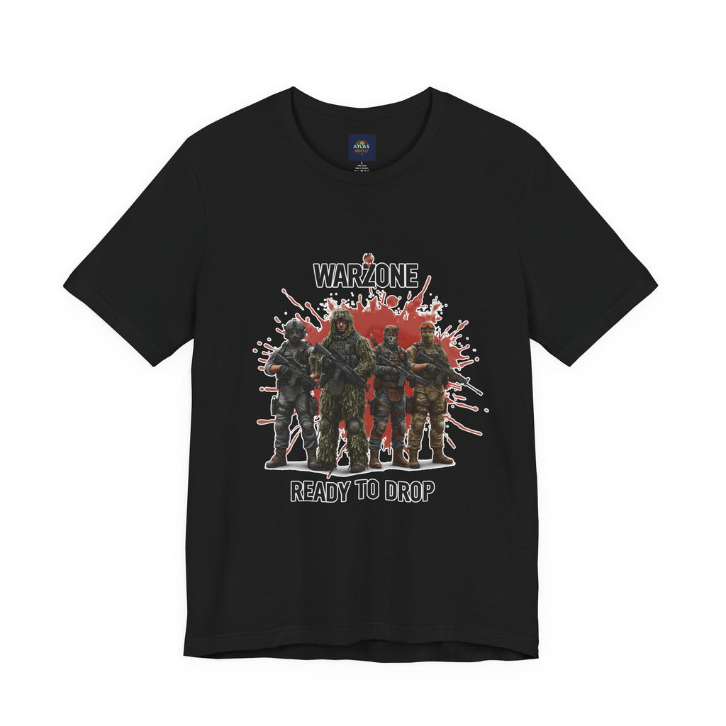 Warzone Drop T-shirt for Squad's Fashion Sense and Diverse K/D Ratio - Atlas Briefly