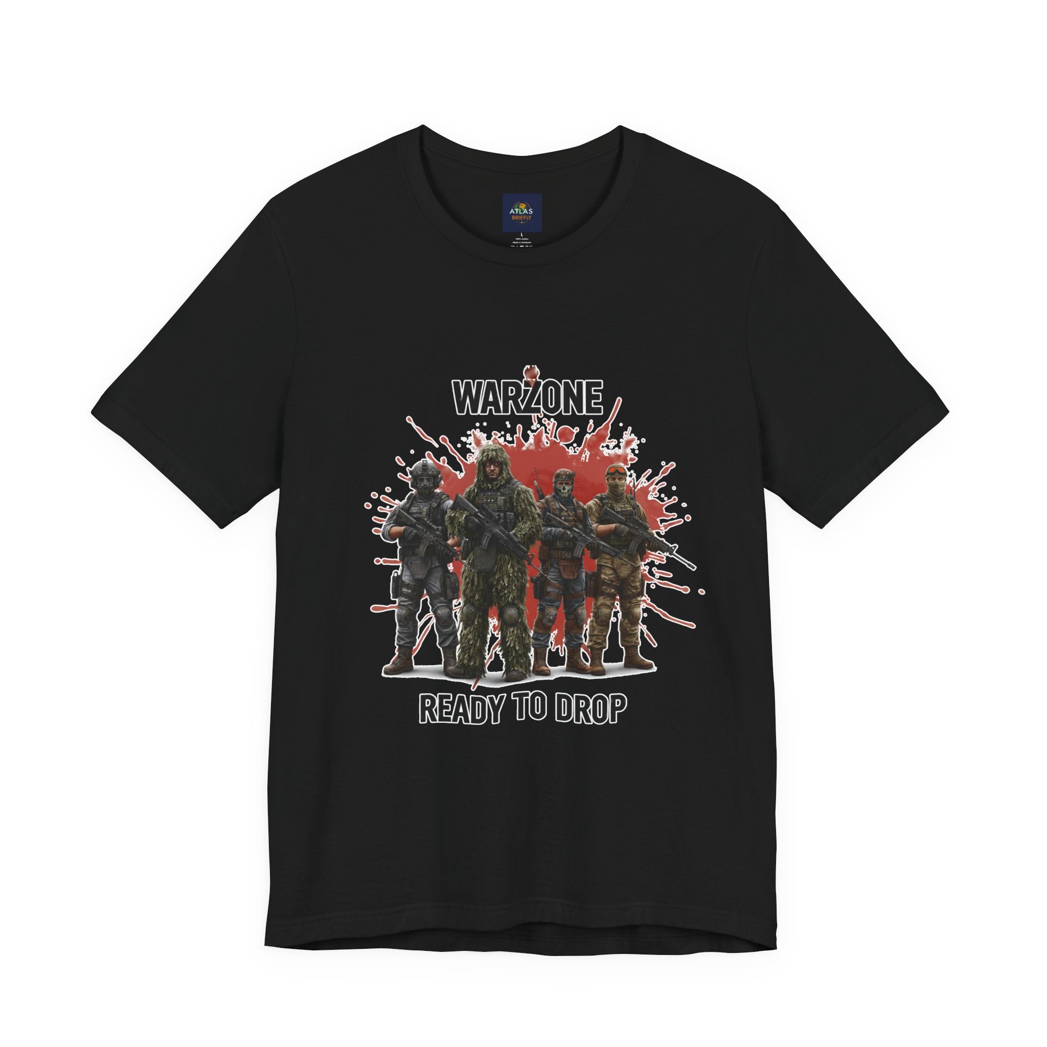 Warzone Drop T-shirt for Squad's Fashion Sense and Diverse K/D Ratio - Atlas Briefly