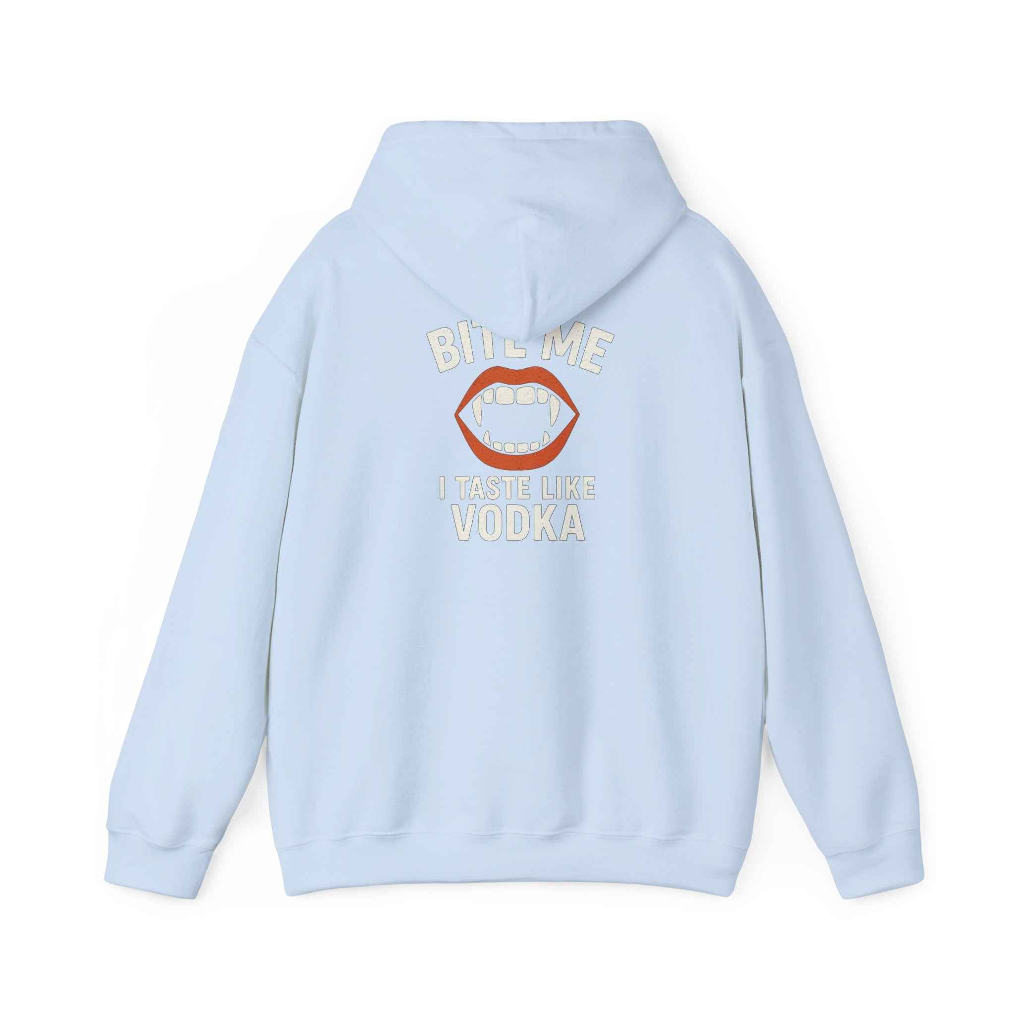 Vodka Vampire Hoodie - Bite Me I taste like Vodka - Atlas Briefly