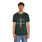 Libra Zodiac Tee - Stylish Unisex Minimalist Black and White Design
