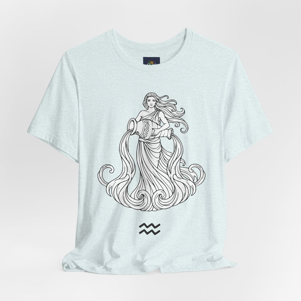Aquarius Zodiac Tee - Unisex Astrology T-Shirt for Trendy Style