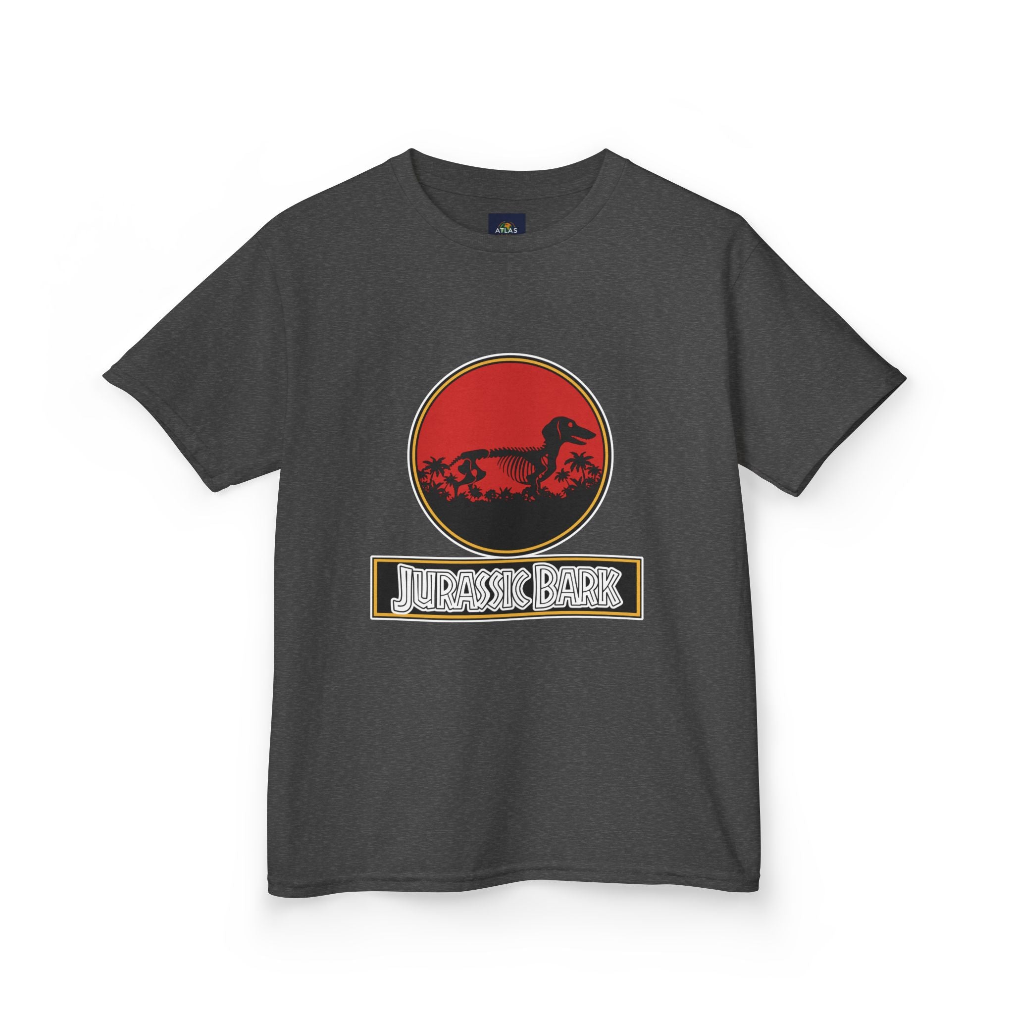 Kids Dachshund T-Shirt - Jurassic Bark Wiener Dog Tee
