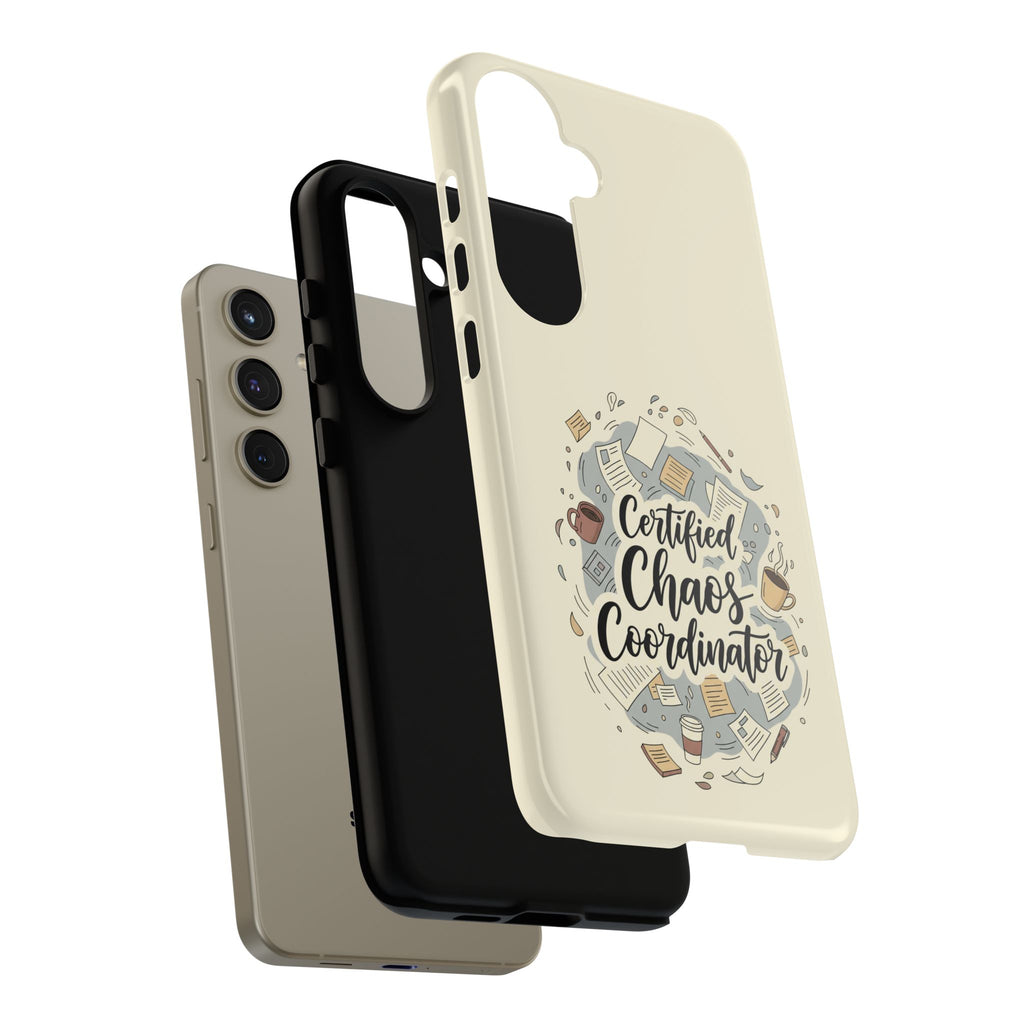 Certified Chaos Coordinator Phone Case - Funny Mom Teacher Mobile Cover | Organized Chaos Gift - Atlas Briefly