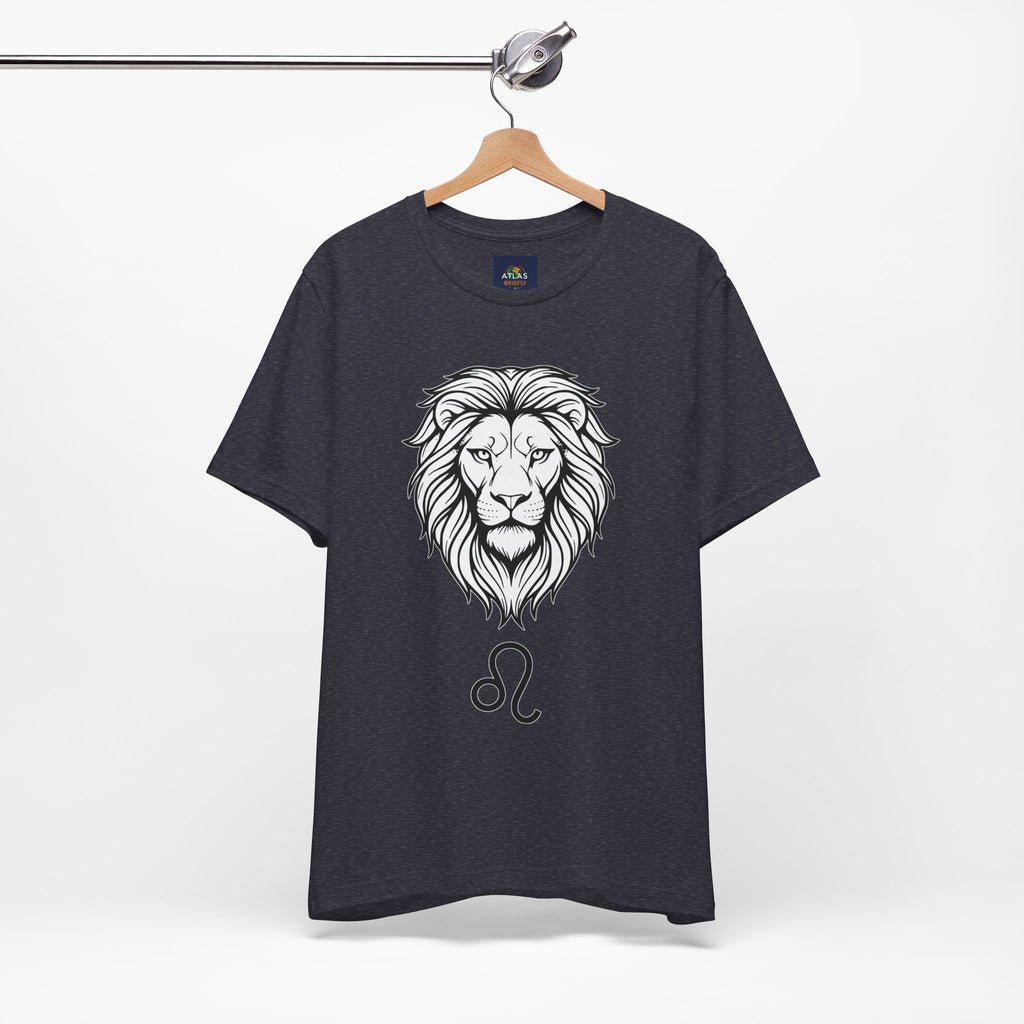 Leo Zodiac T-shirt- Black & White Leo unisex Shirt