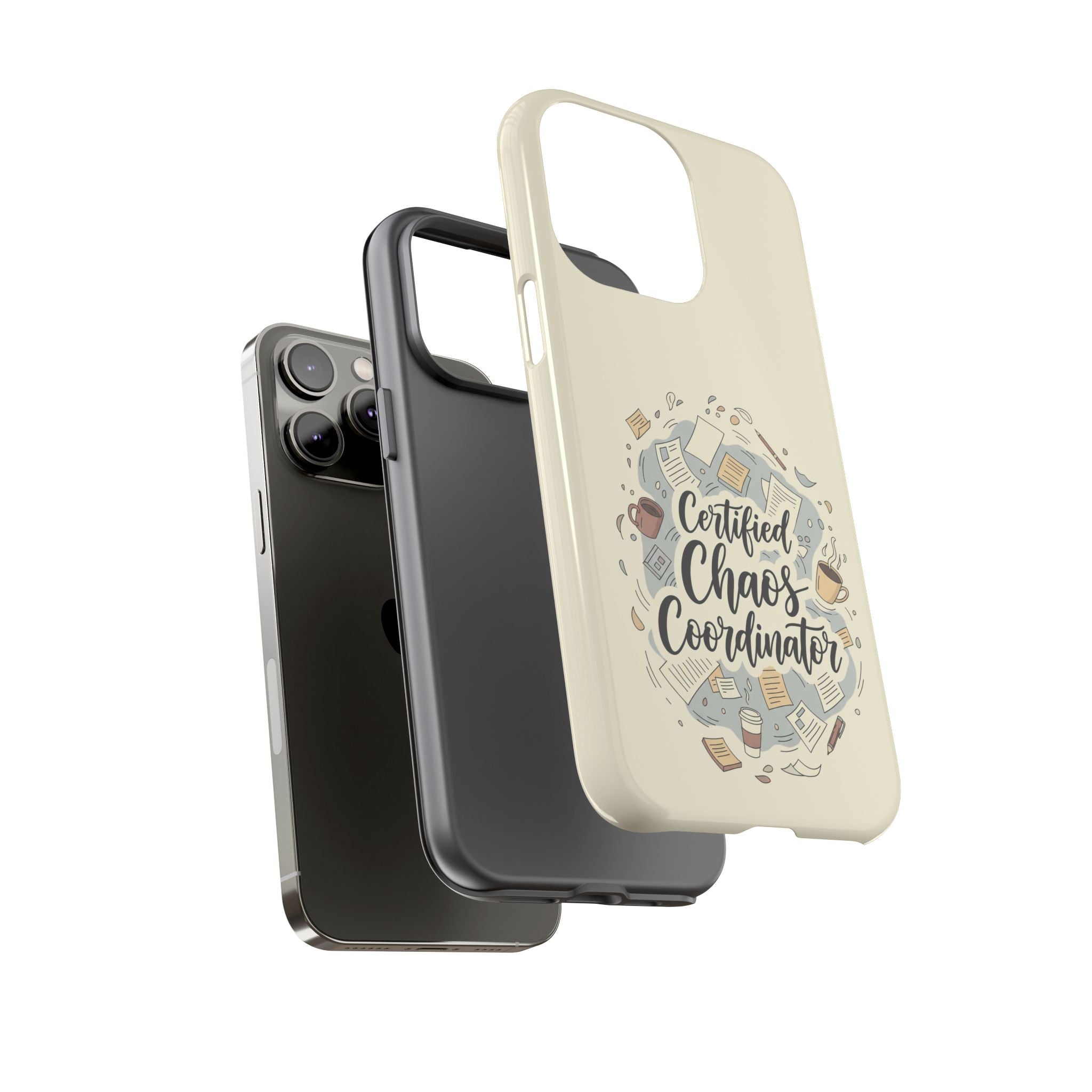 Certified Chaos Coordinator Phone Case - Funny Mom Teacher Mobile Cover | Organized Chaos Gift - Atlas Briefly