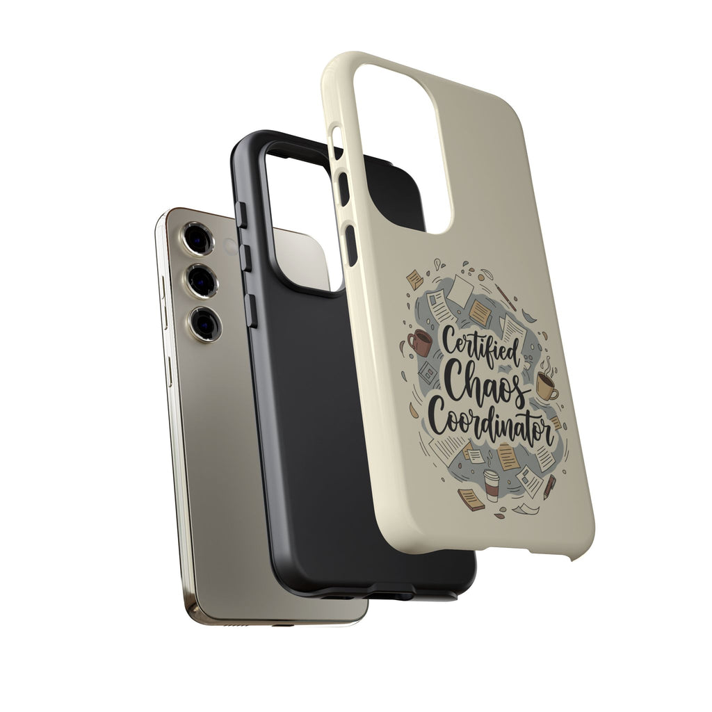 Certified Chaos Coordinator Phone Case - Funny Mom Teacher Mobile Cover | Organized Chaos Gift - Atlas Briefly