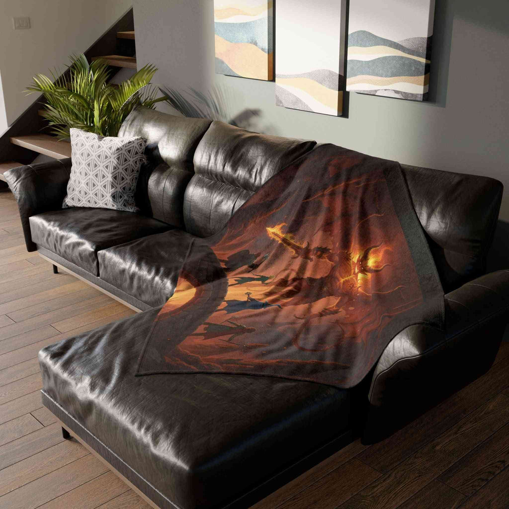 maybe we'll all roll 20s... - Fleece Throw