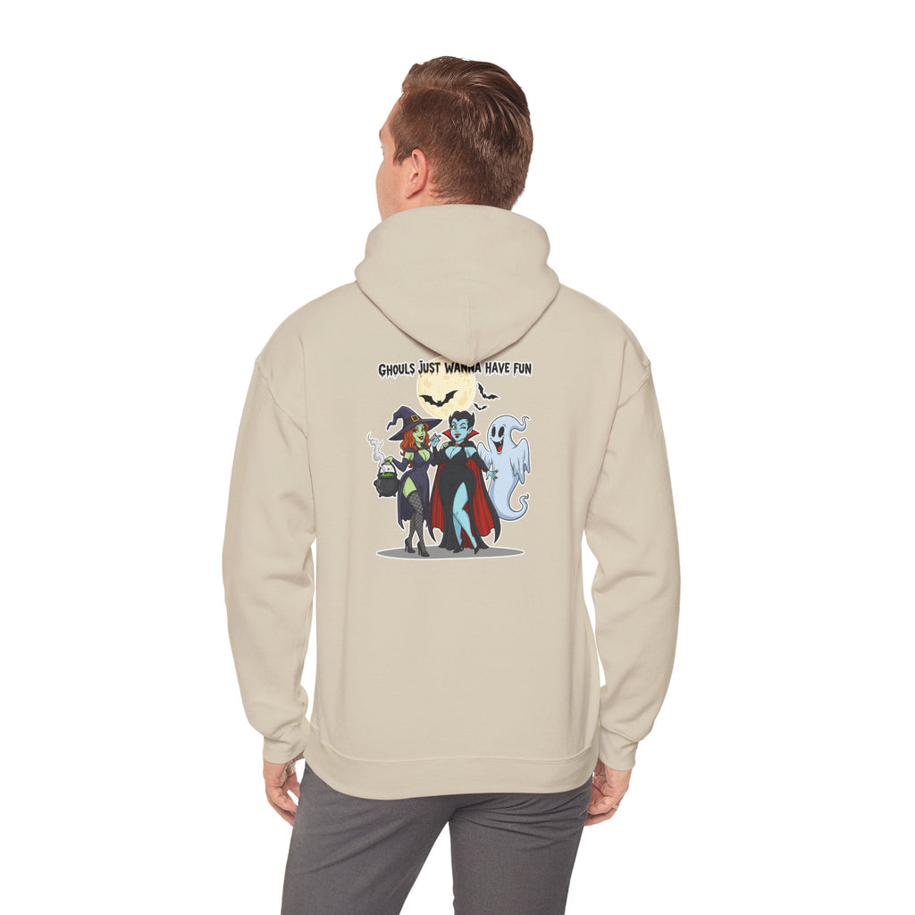Ghouls Just Wanna Have Fun Halloween Hoodie - Witch Vampire Ghost Sweatshirt | Spooky Squad Apparel - Atlas Briefly