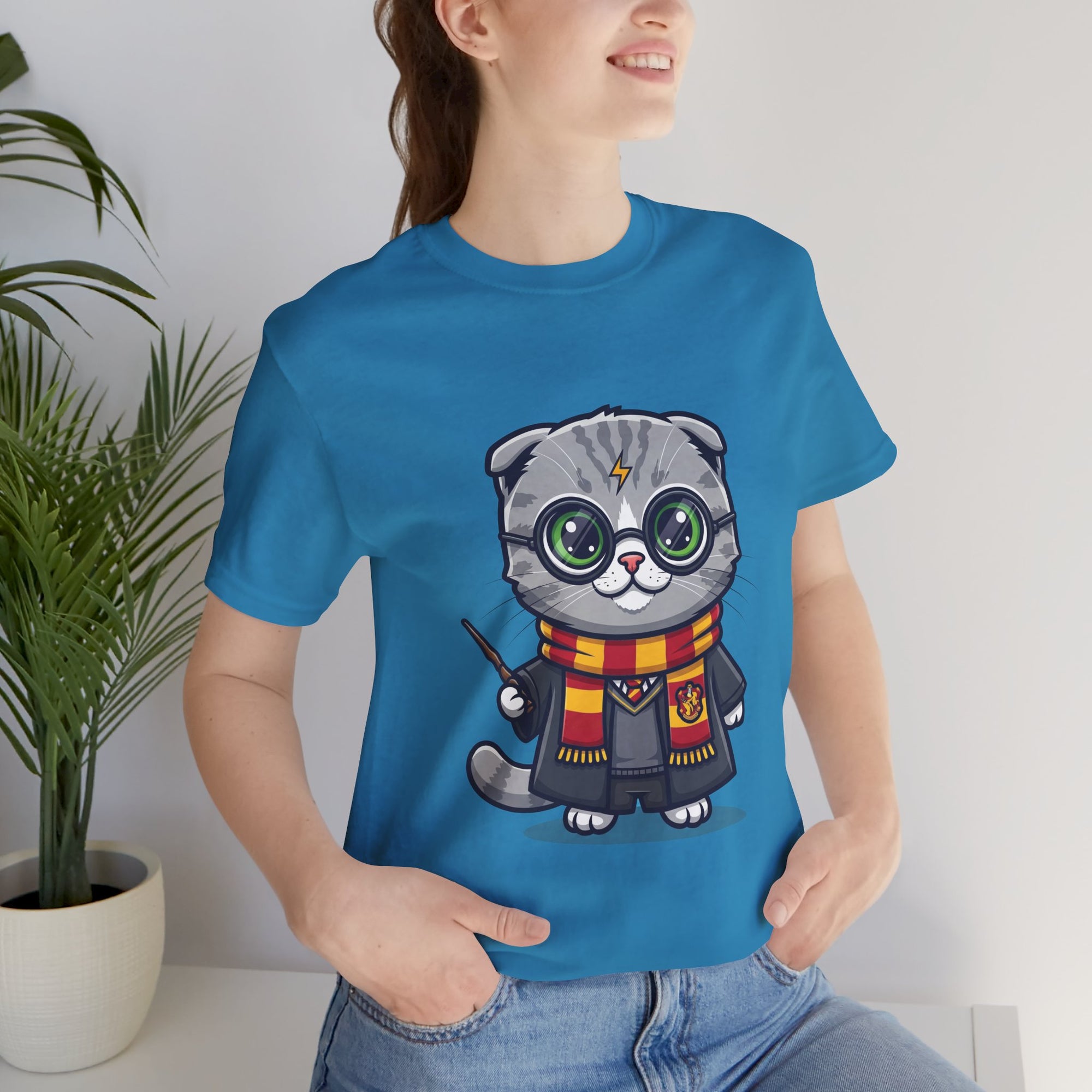 Griffinclaw Harry Potter T-Shirt - Funny Wizarding World Tee | Cute Potter Cat Gift - Atlas Briefly