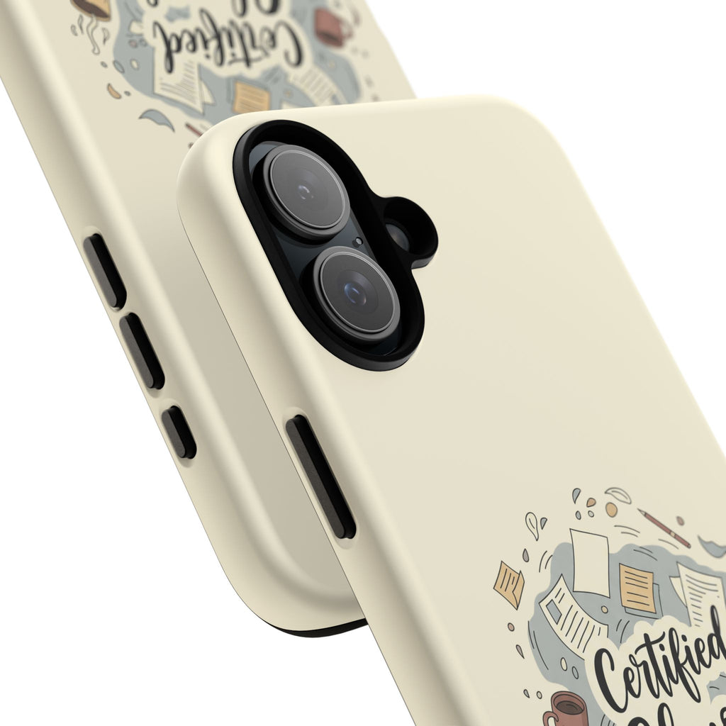 Certified Chaos Coordinator Phone Case - Funny Mom Teacher Mobile Cover | Organized Chaos Gift - Atlas Briefly