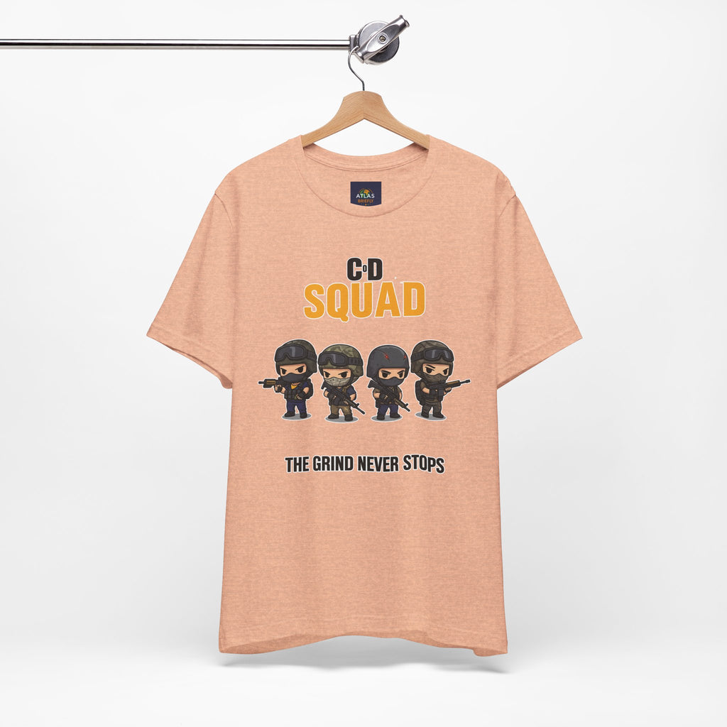 CoD Squad Tee for Gamers: The Grind Never Stops
