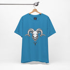 Aries Horoscope Tee - Unisex Black and White Minimal Design