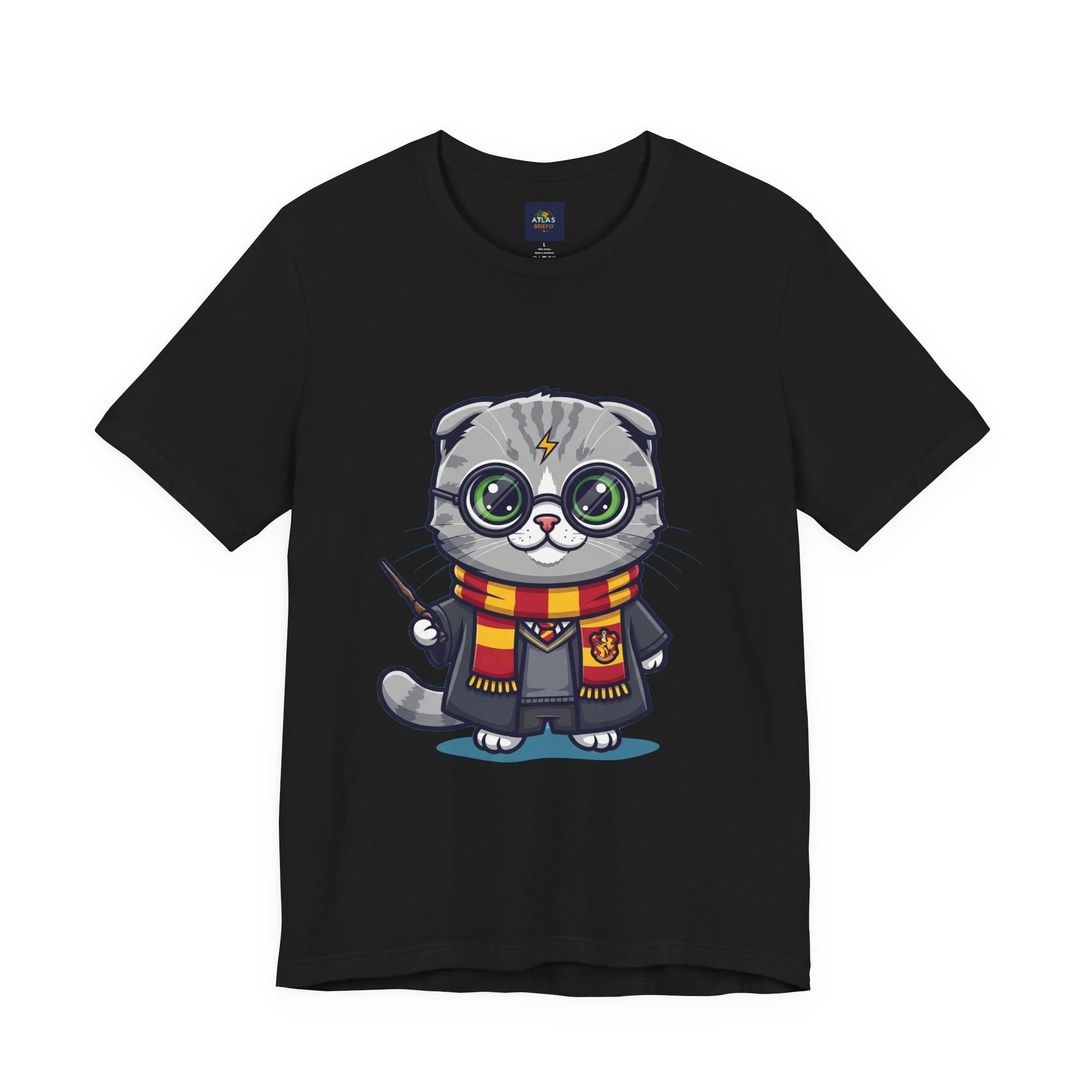 Griffinclaw Harry Potter T-Shirt - Funny Wizarding World Tee | Cute Potter Cat Gift - Atlas Briefly