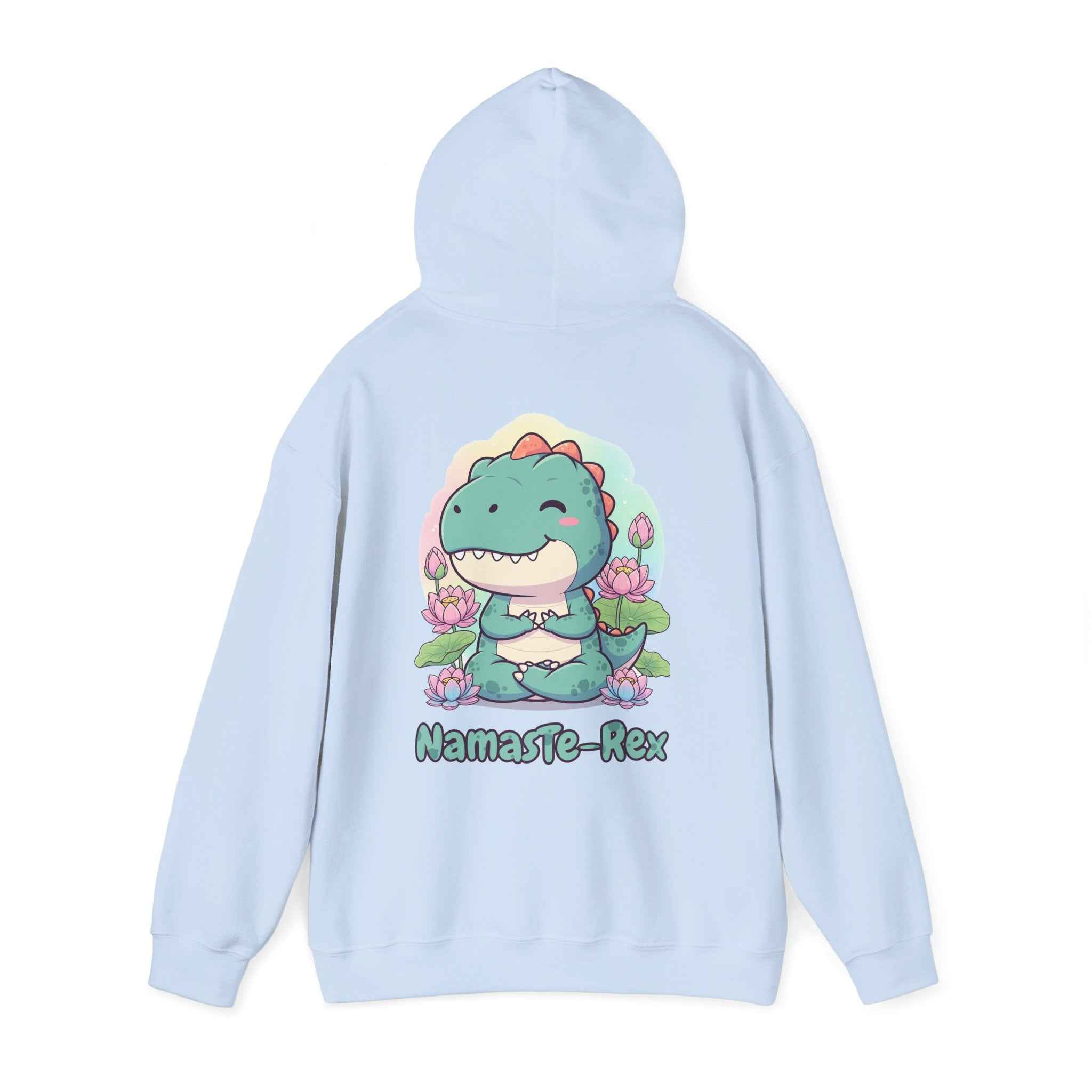 NamasTe-Rex Hoodie - Fun Yoga Dinosaur Sweatshirt for Comfort and Style - Atlas Briefly