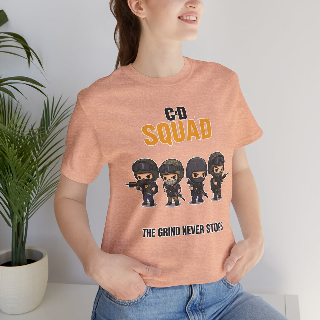 CoD Squad Tee for Gamers: The Grind Never Stops