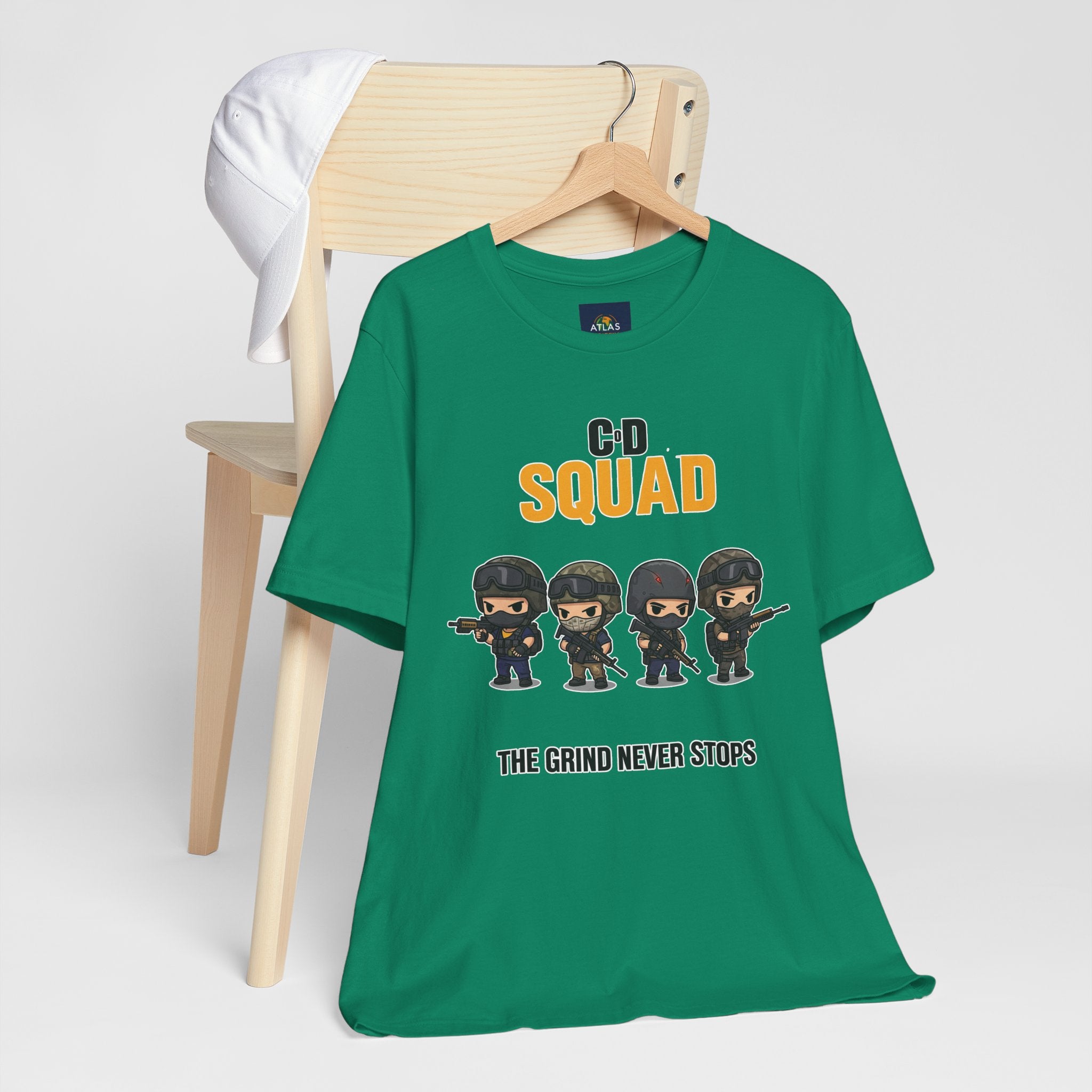 CoD Squad Tee for Gamers: The Grind Never Stops
