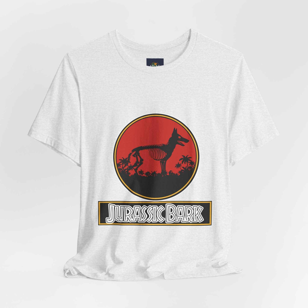 German Shepherd T-Shirt - Jurassic Bark Design | Unique Dog Lover Gift & Worldwide Shipping - Atlas Briefly