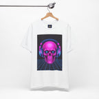 Neon Skull Synthwave Tee - Atlas Briefly