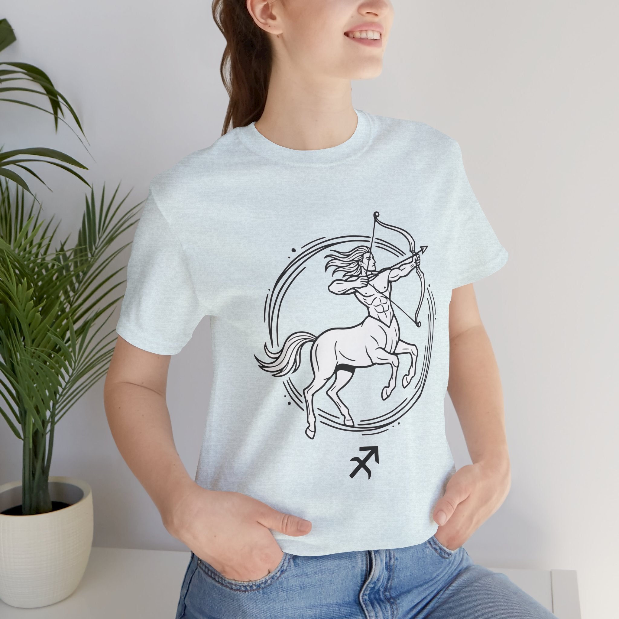 Sagittarius Zodiac Tee for Unisex Wear