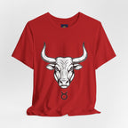 Taurus Zodiac T-Shirt - Minimalist Black and White Unisex T-Shirt