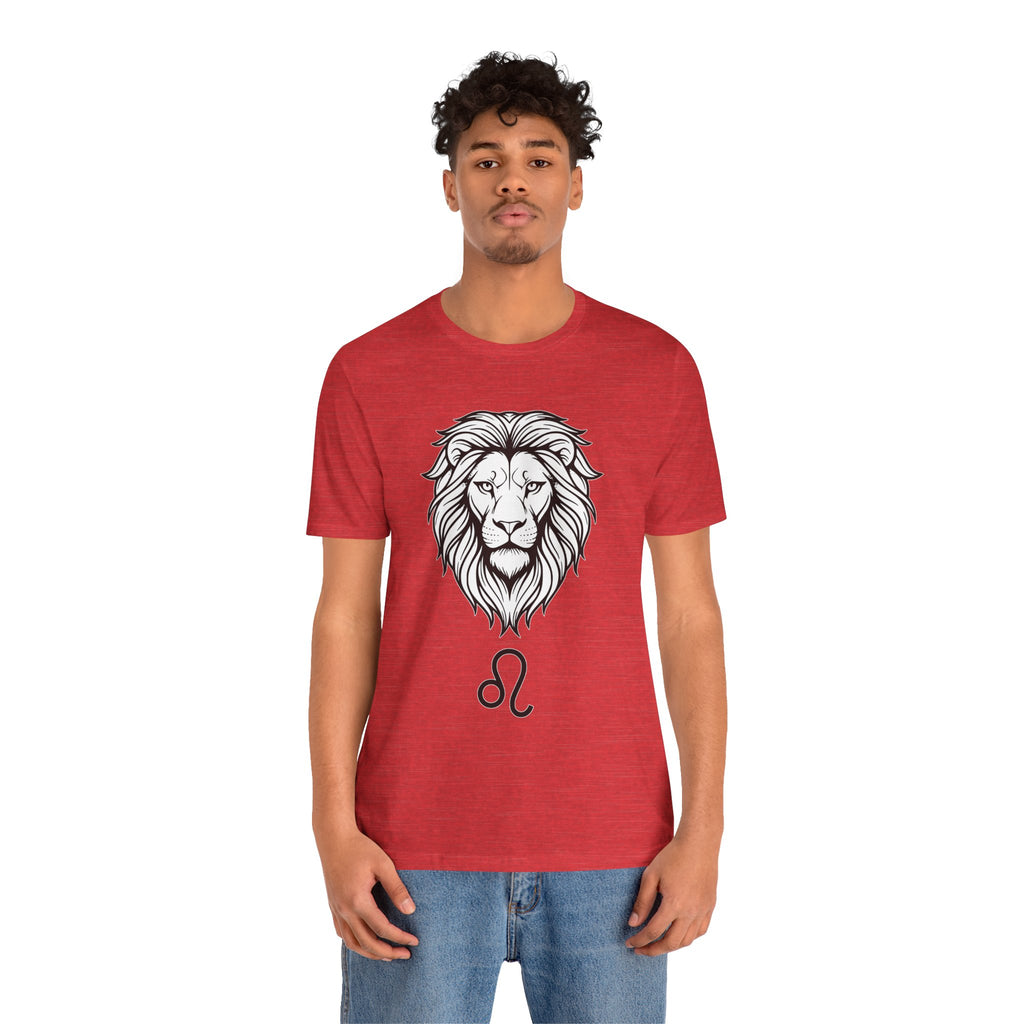 Leo Zodiac T-shirt- Black & White Leo unisex Shirt