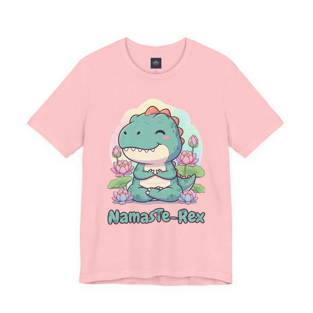 NamasTe-Rex T-Shirt - Yoga Dinosaur Tee - Atlas Briefly